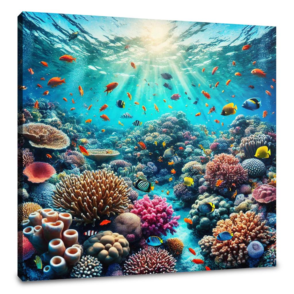 Coral Reef Paradise Canvas