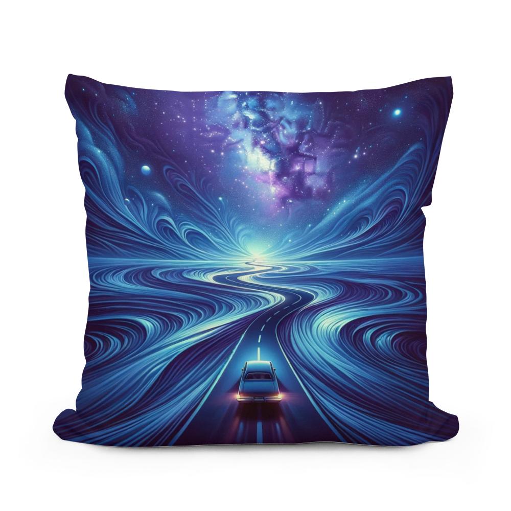 Nocturnal Voyage Cotton Cushion