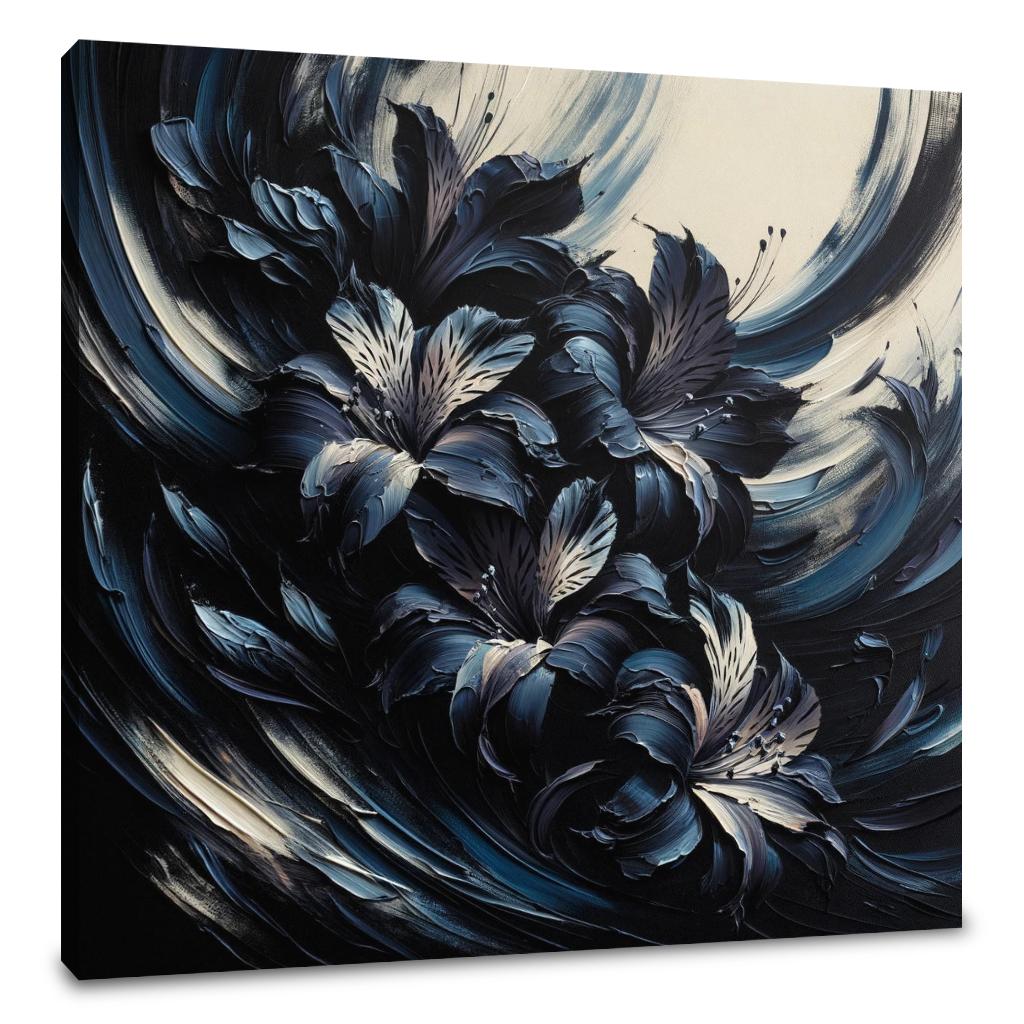 Alstroemeria Abyss Canvas
