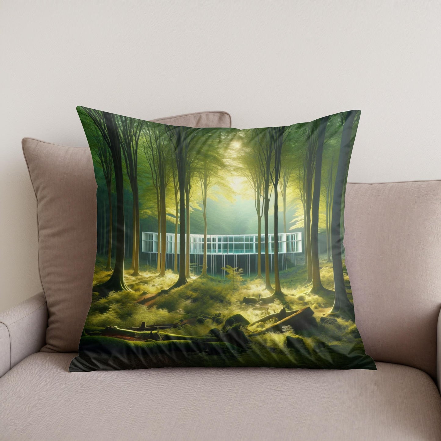 Nature's Modern Ballet Cotton Cushion