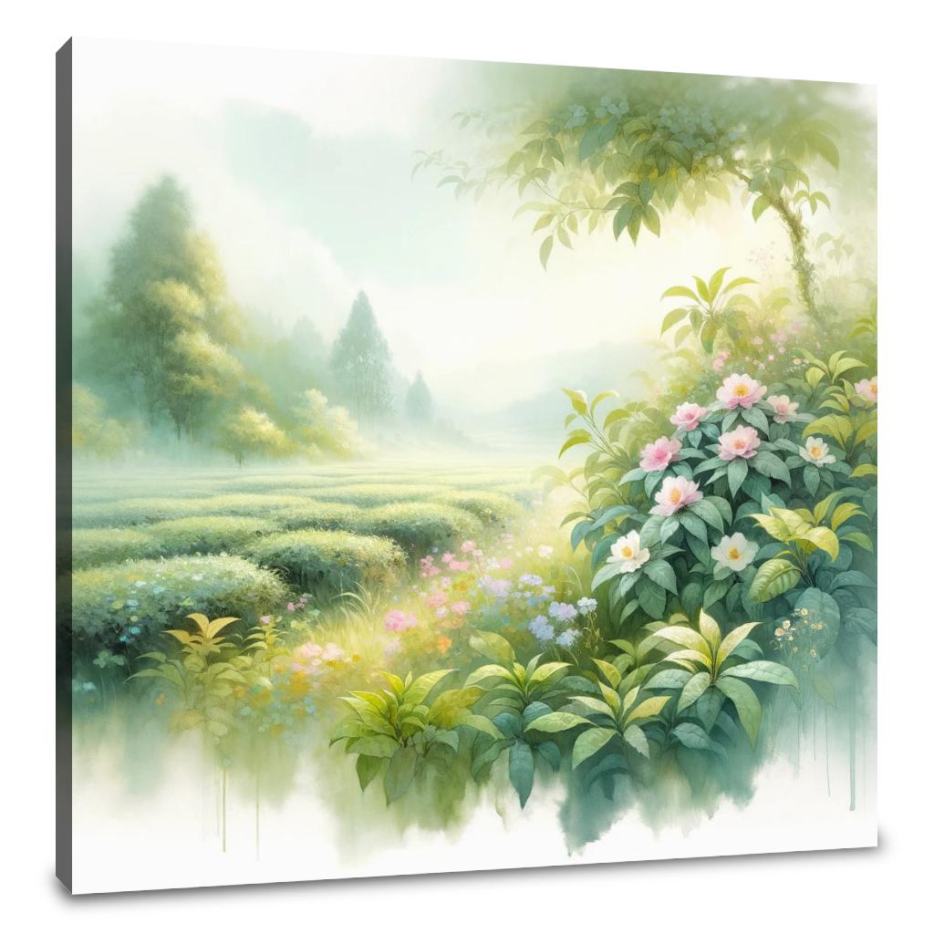 Tranquil Teagarden Canvas