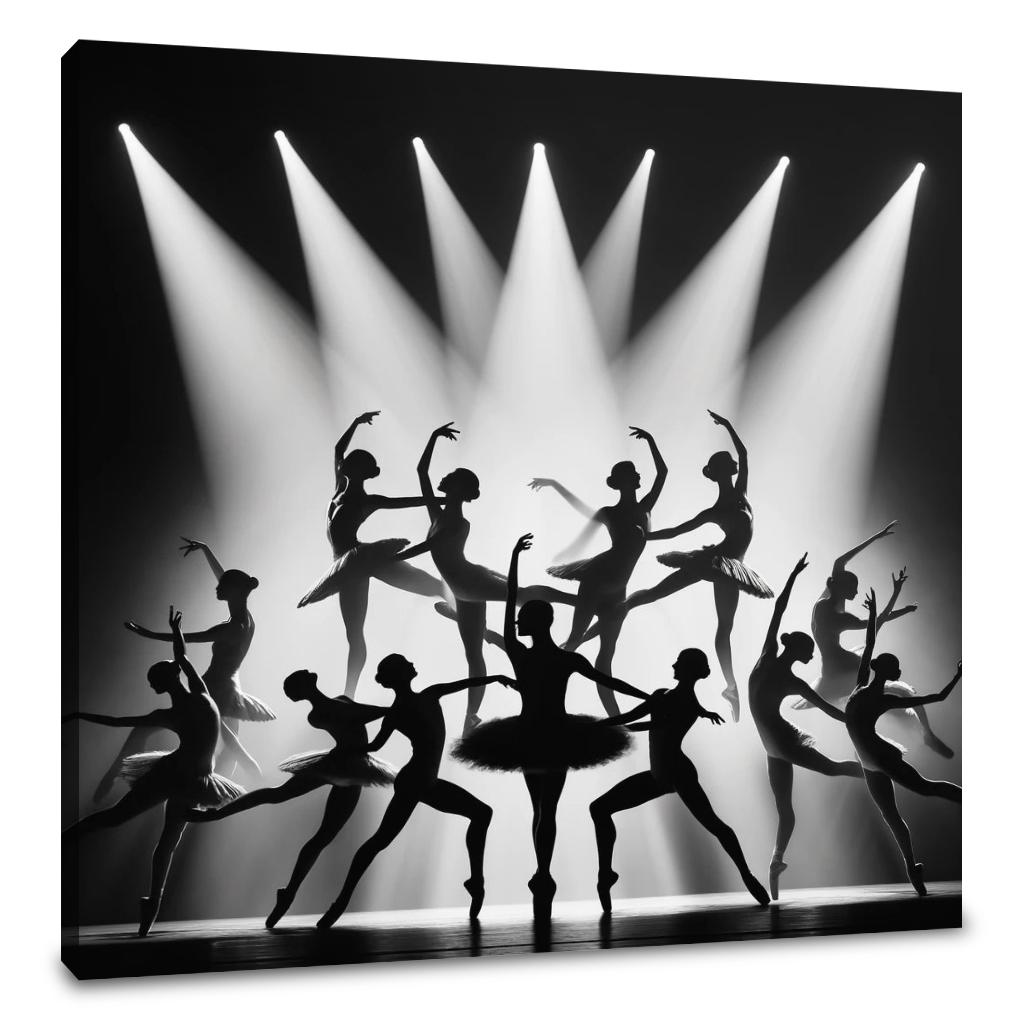 Silhouette Ballet Canvas
