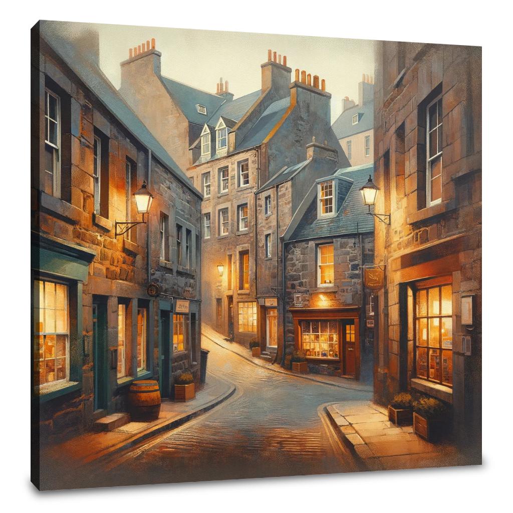 Old Town Aberdeen Essence Canvas