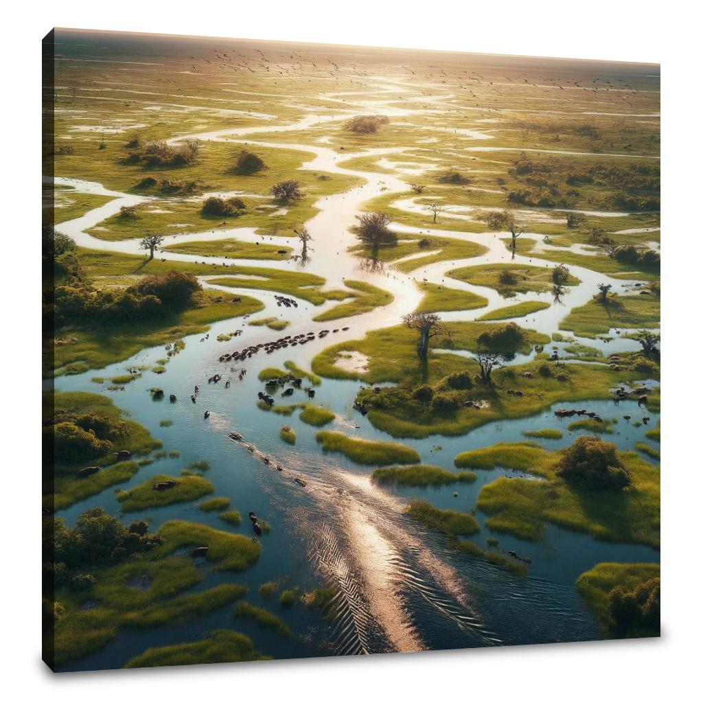 Okavango Delta Canvas