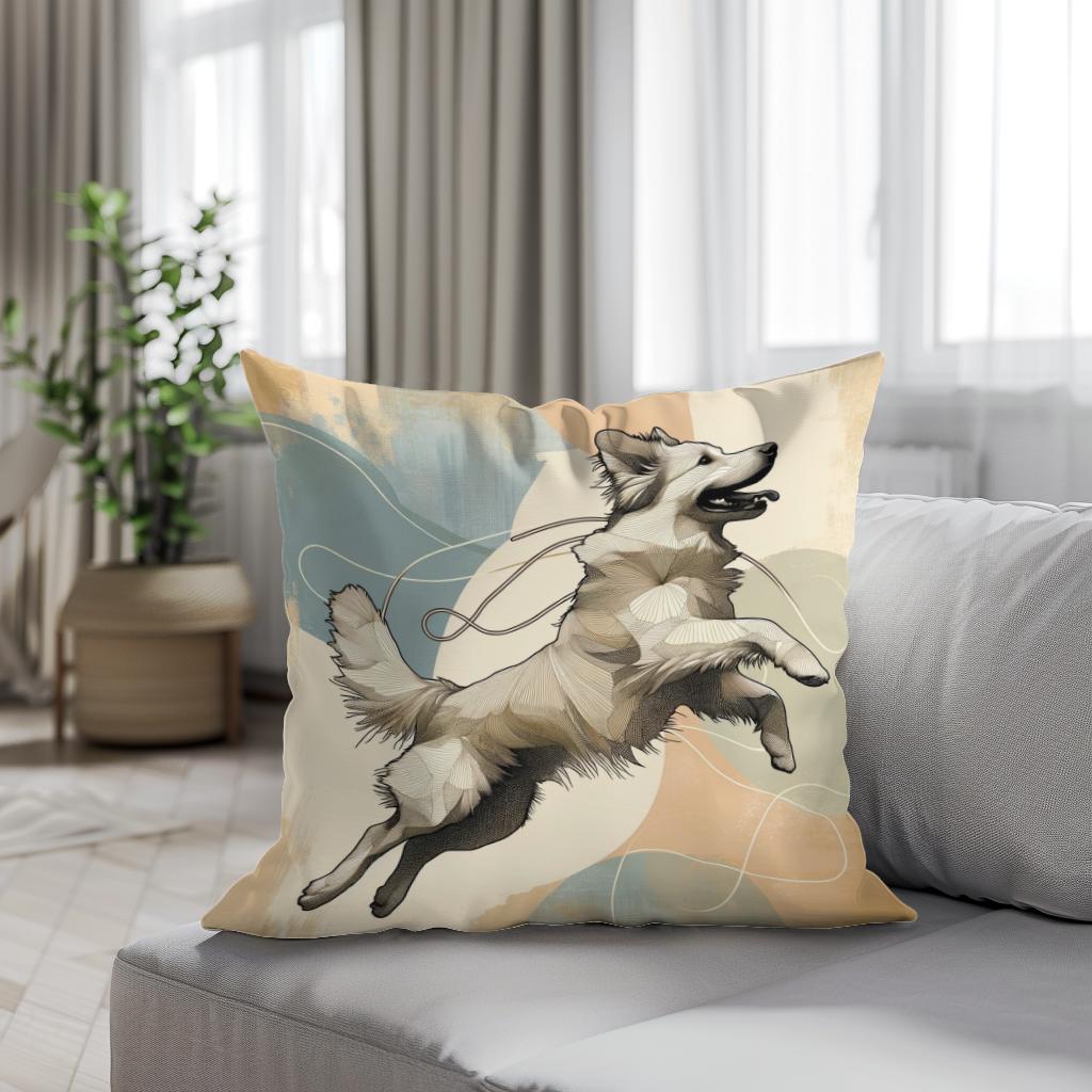 Leap of Joy Canine Cotton Cushion