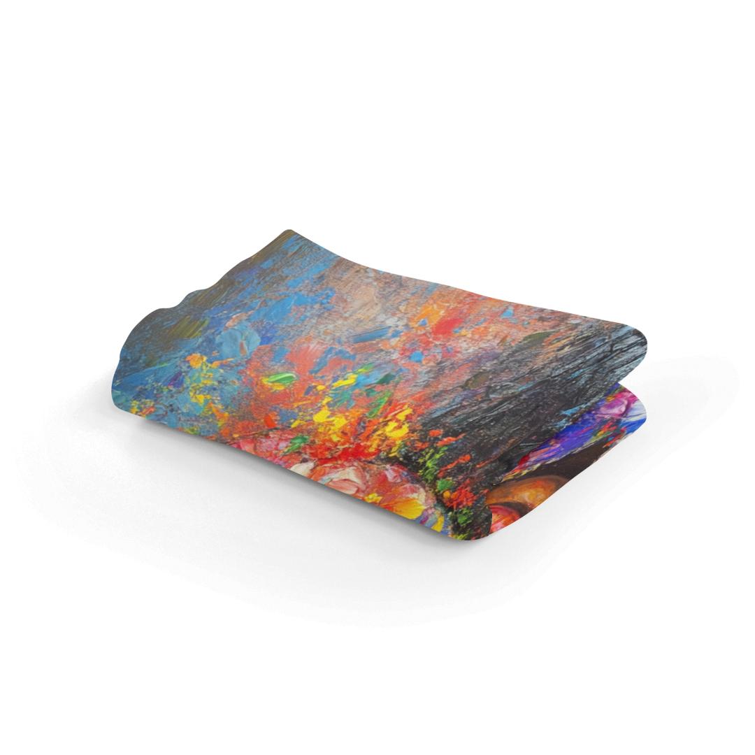 Floral Heart Embrace Blanket