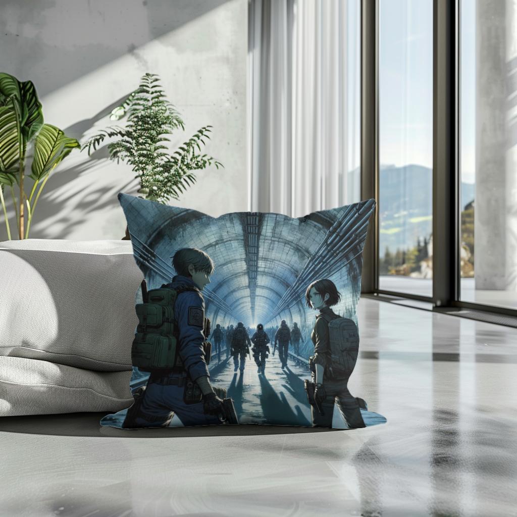 Subterranean Secrets Cotton Cushion