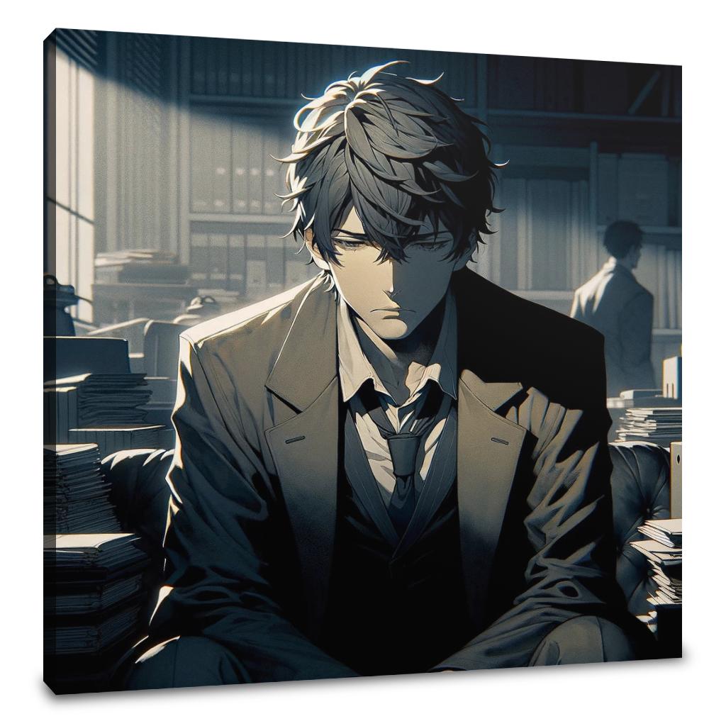 Detective's Solitude Canvas
