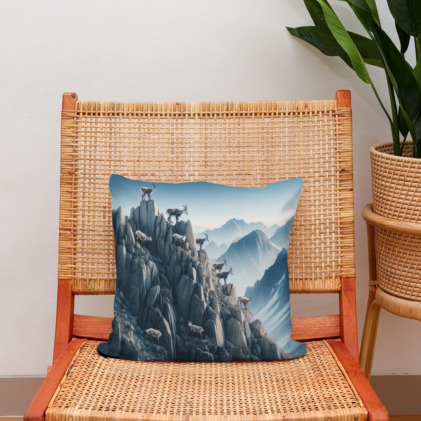 Alpine Majesty Cotton Cushion