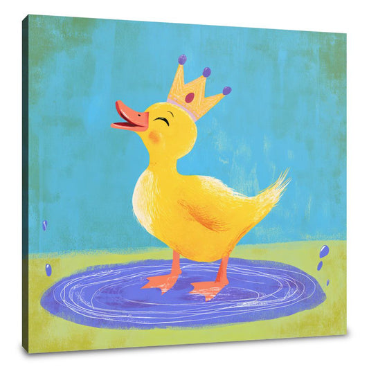 Crowned Duckling Canvas