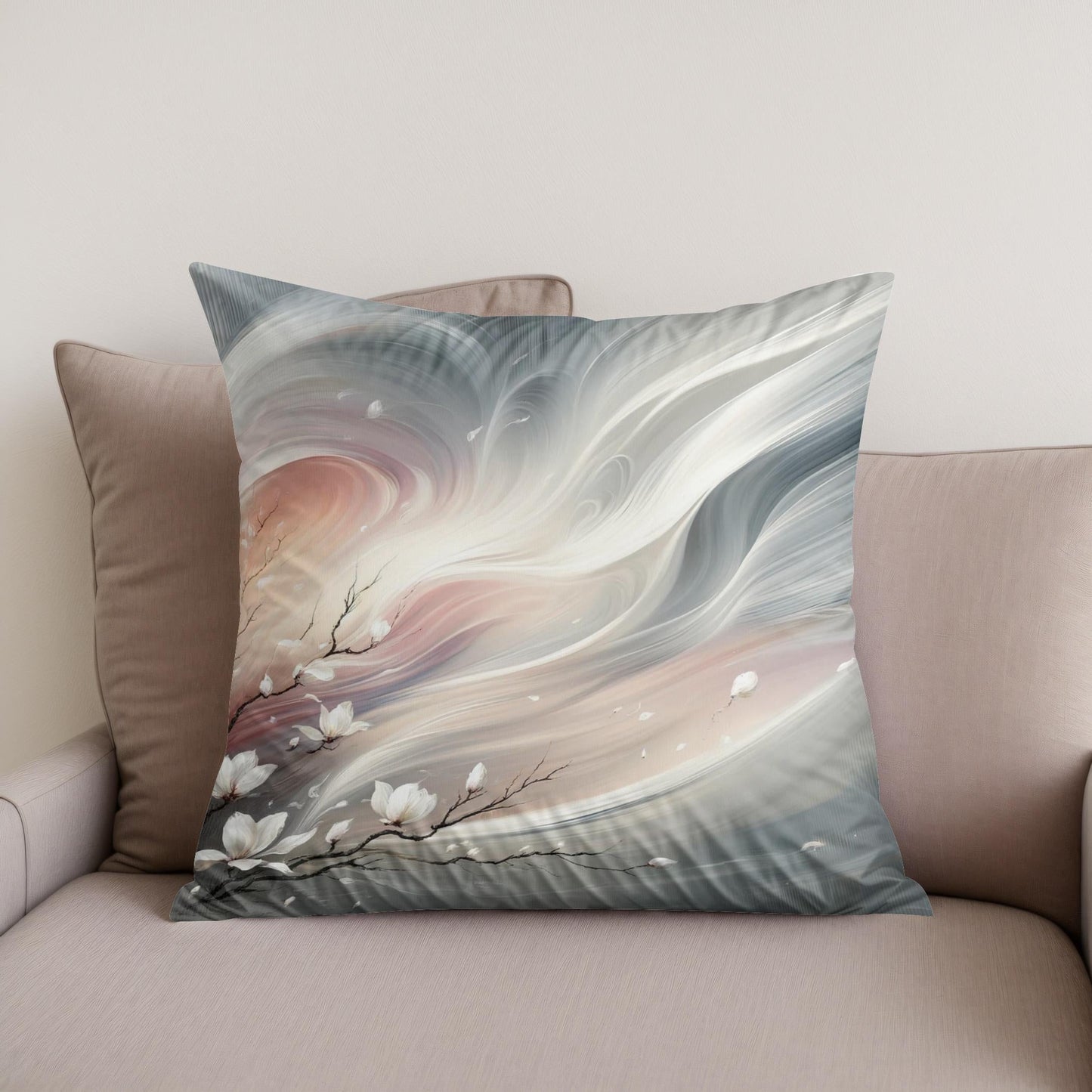 Whispers of the Wind Cotton Cushion