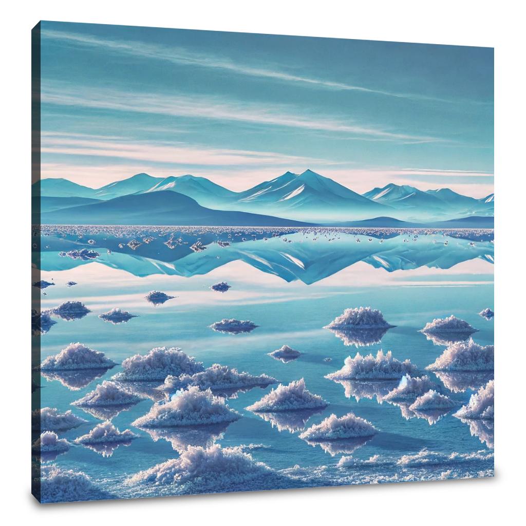 Salar de Uyuni Reflections Canvas
