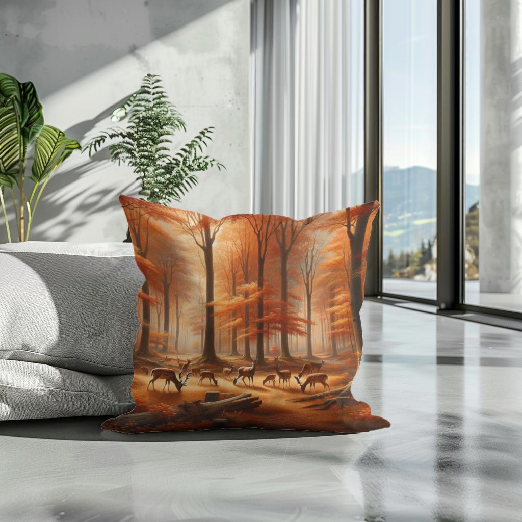 Autumn Whisper Cotton Cushion