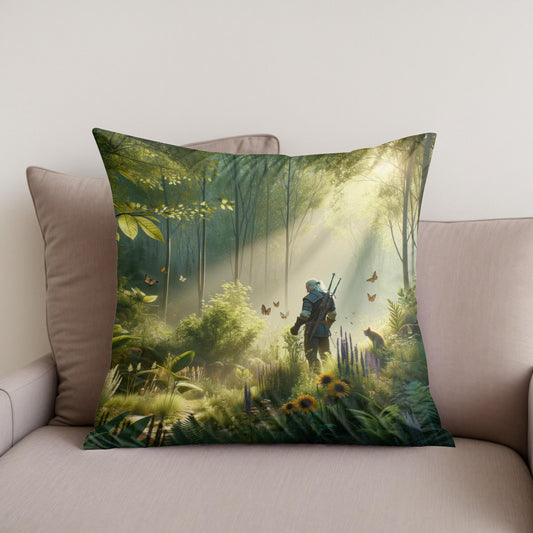 Whispering Forest Cotton Cushion
