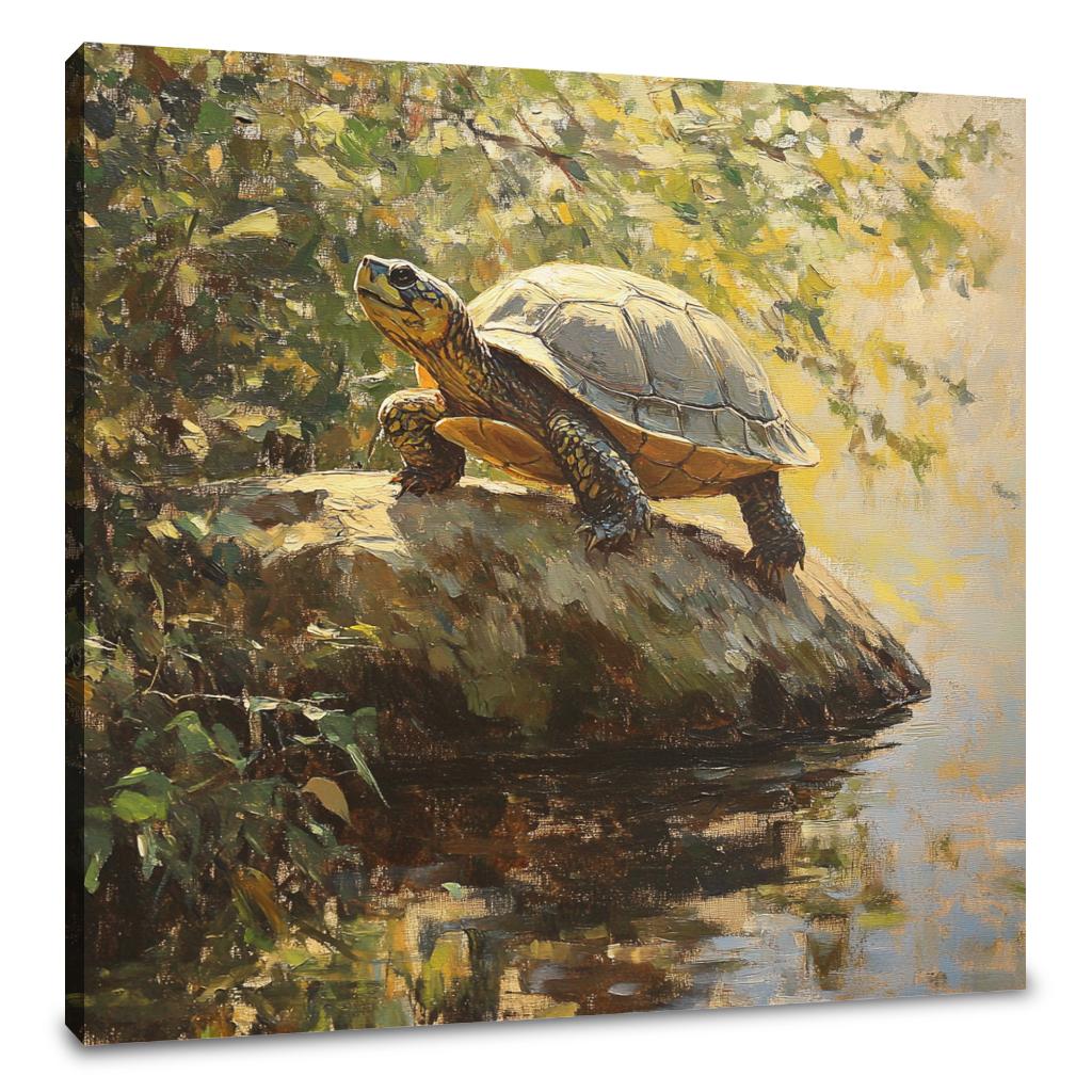 Turtle's Ascent Canvas