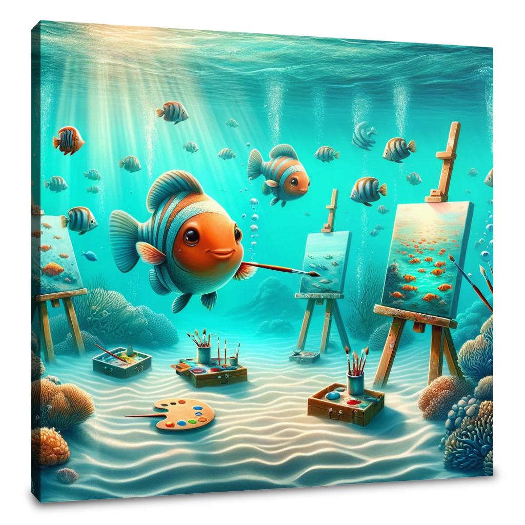 Aquatic Artistry Canvas