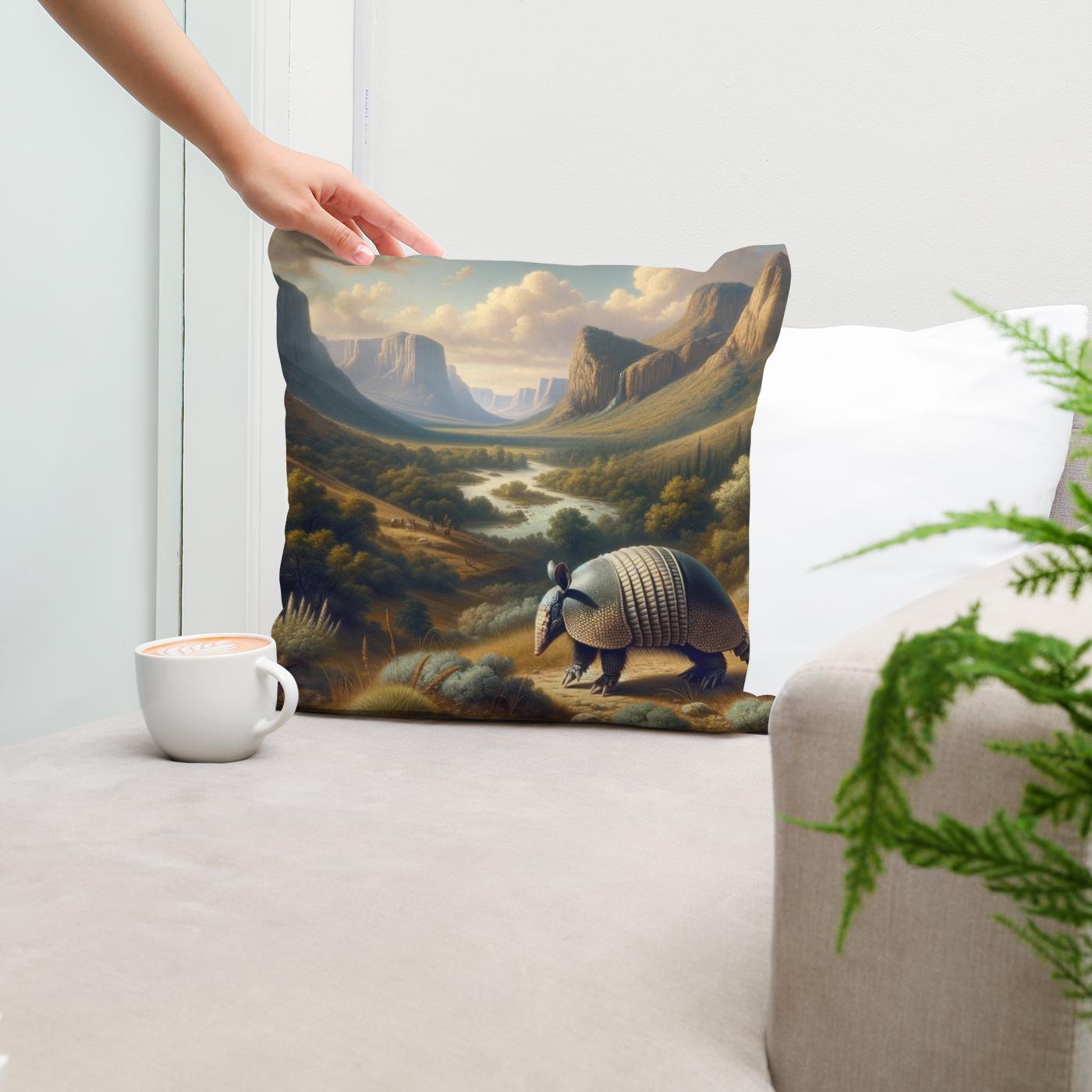 Westward Wander Cotton Cushion