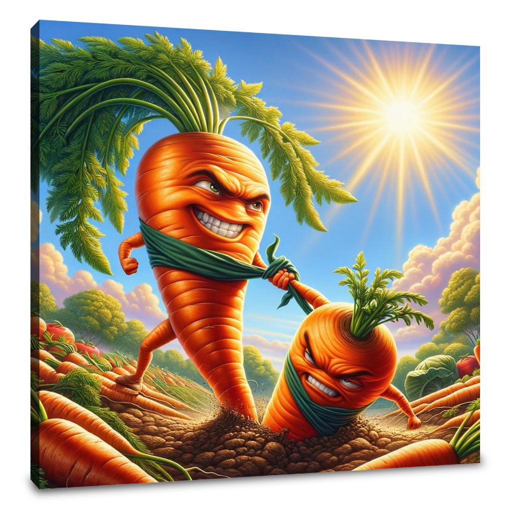 Carrot Rescue Mission Canvas