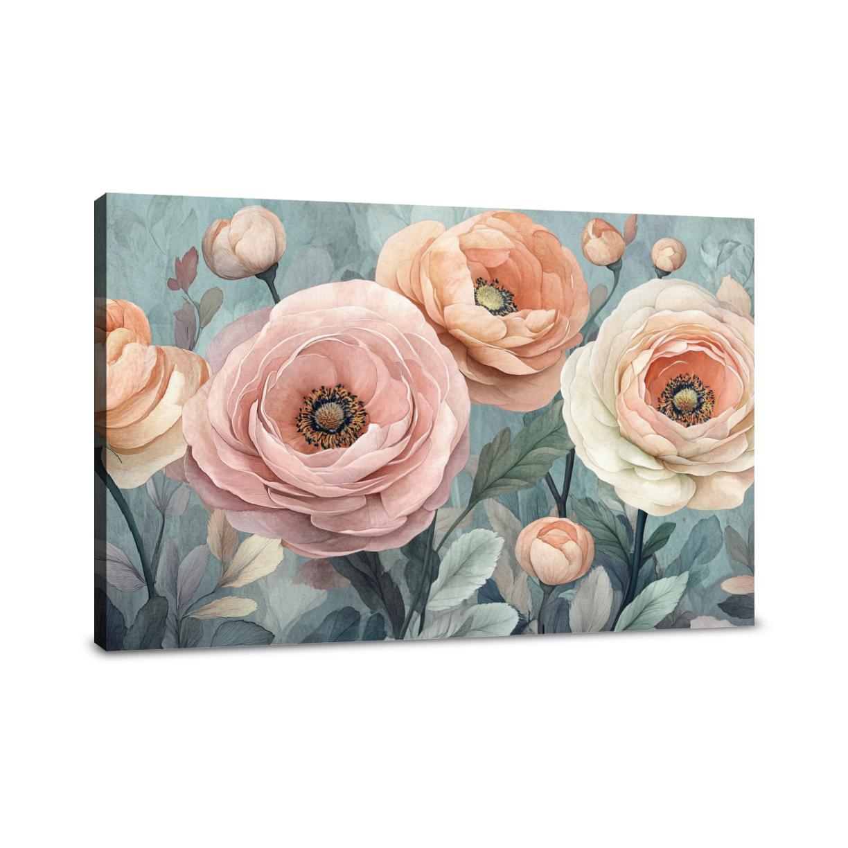 Ranunculus Bloom Canvas