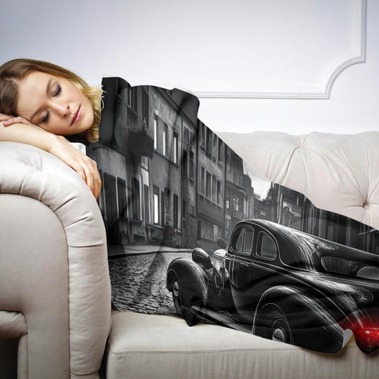 Crimson Echoes Blanket