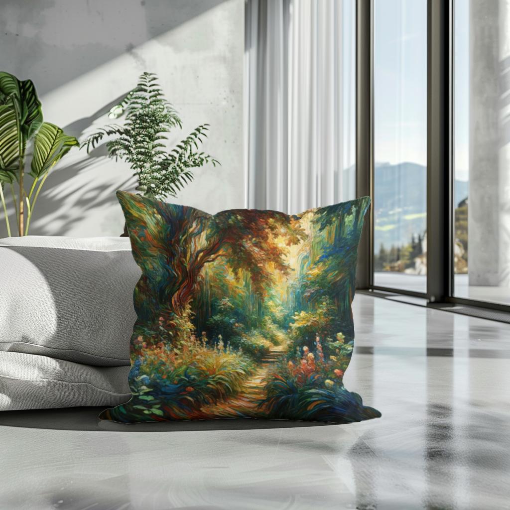 Nature's Embrace Cotton Cushion