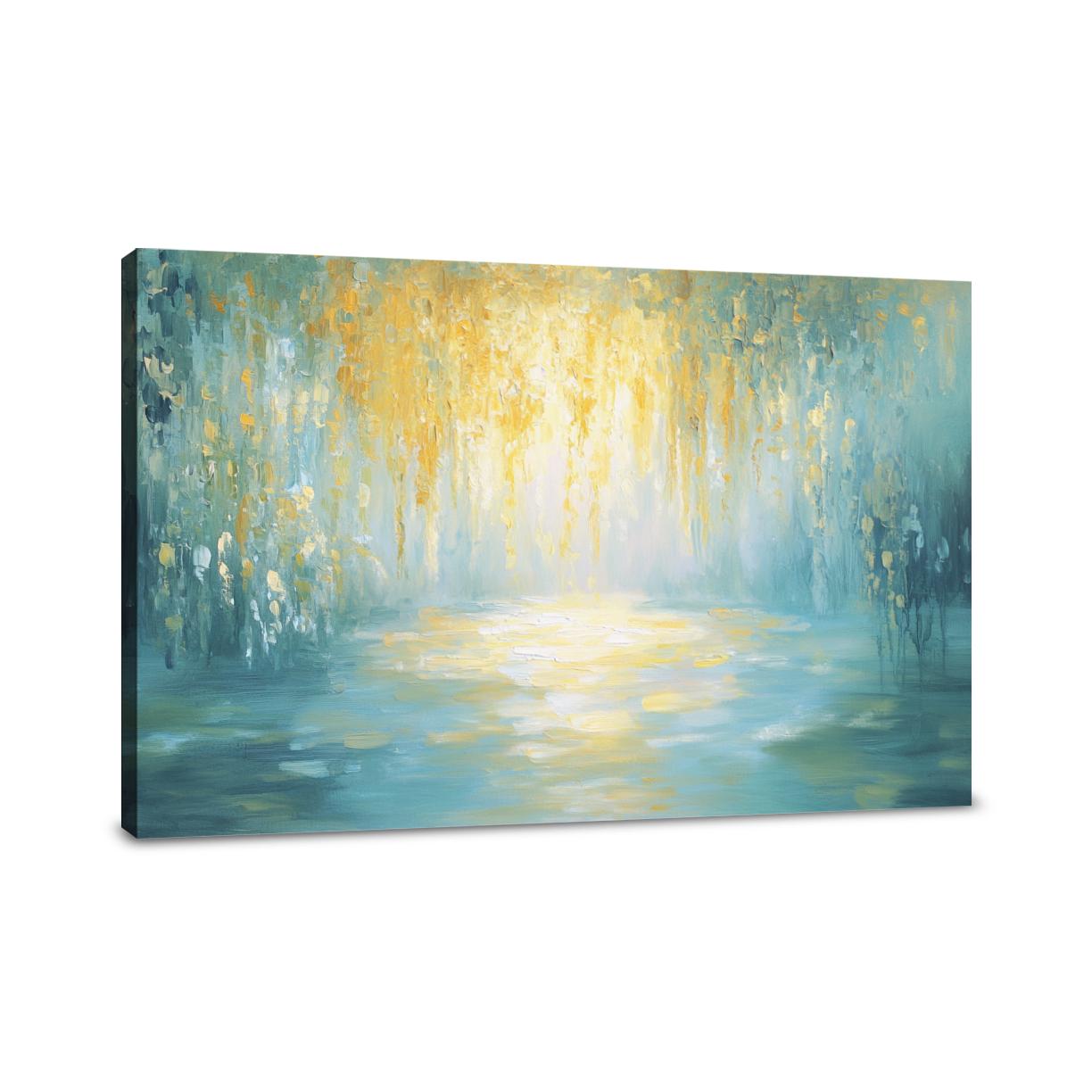 Sunlit Droplets Canvas