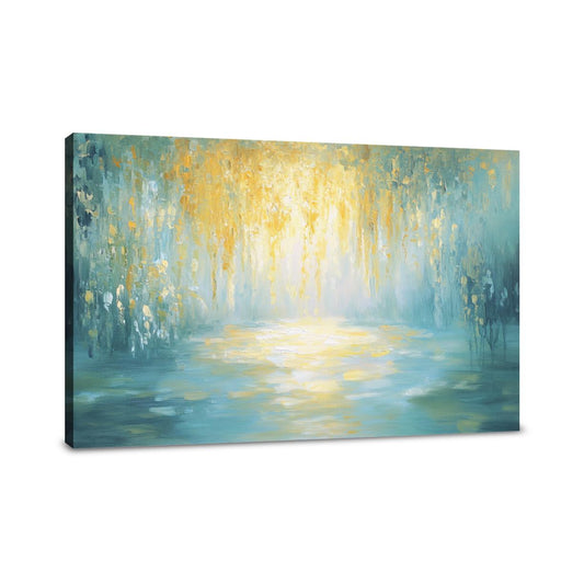 Sunlit Droplets Canvas