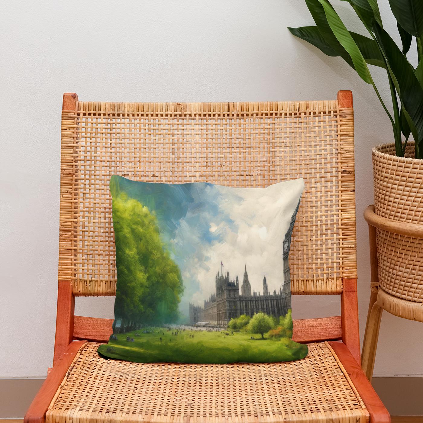 London Serene Transition Cotton Cushion