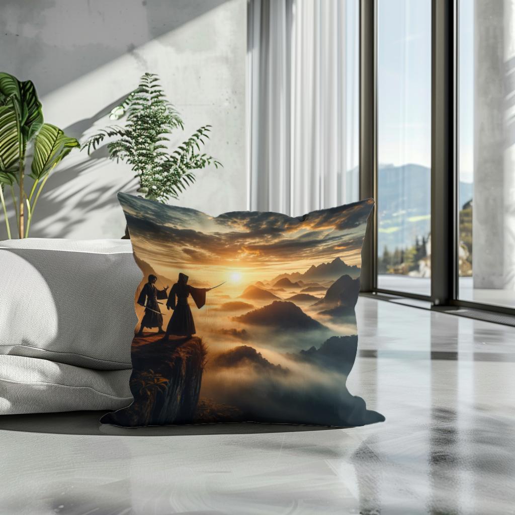 Dawn Duel Cotton Cushion
