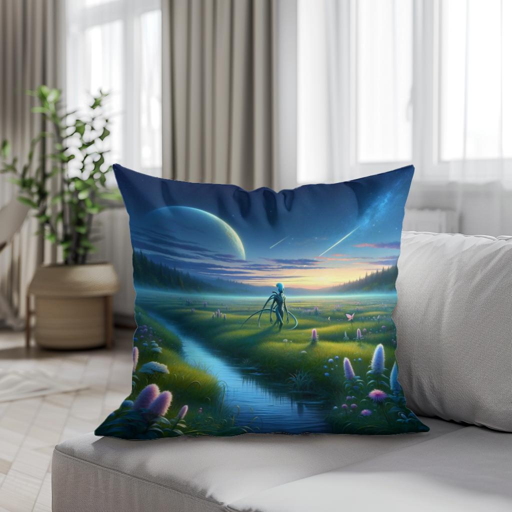 Twilight Encounter Cotton Cushion