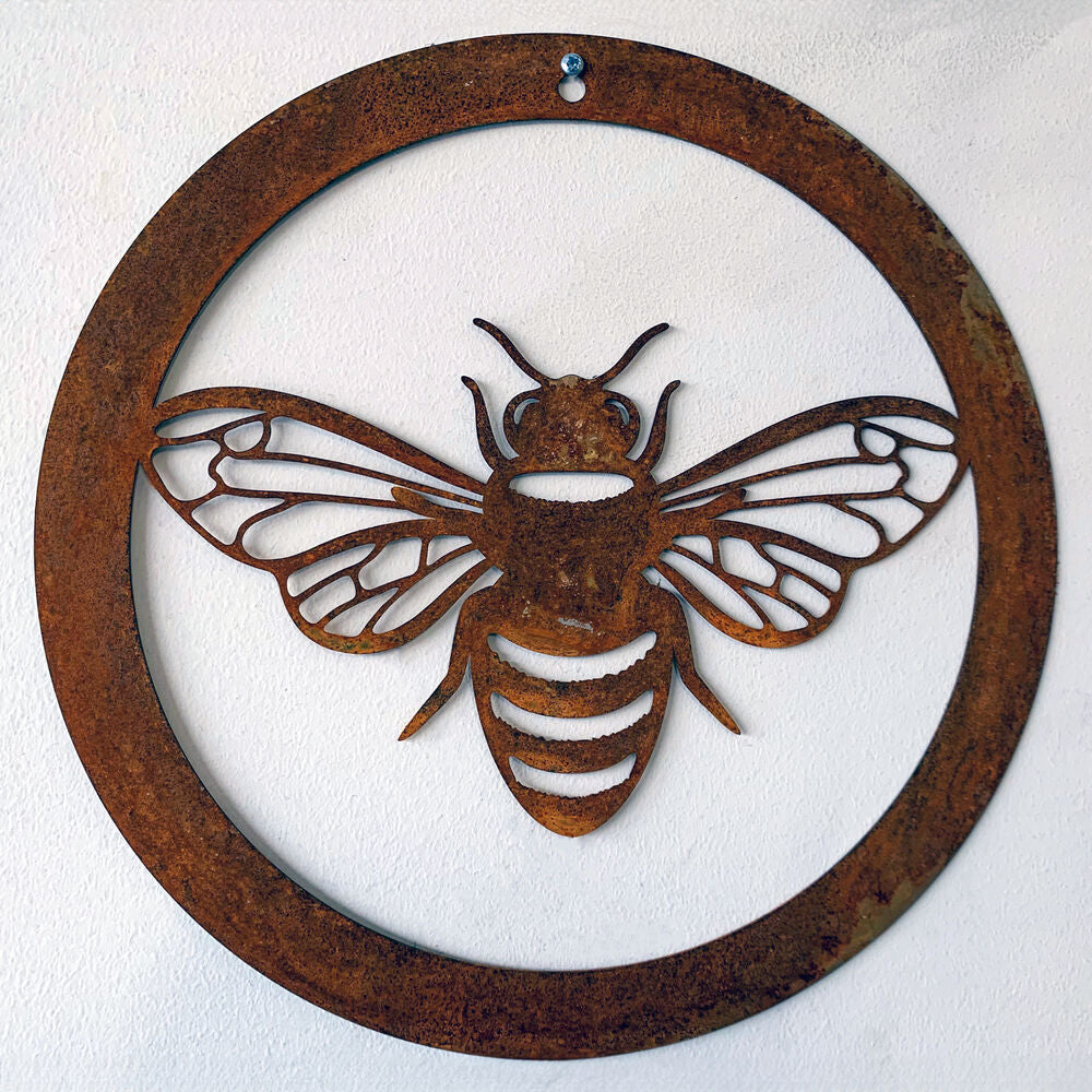 PoppyForge Bee In A Circle Wall Art