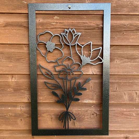 PoppyForge Framed Bouquet Wall Art