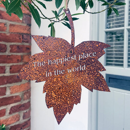 PoppyForge Falling Leaves - The Happiest Place