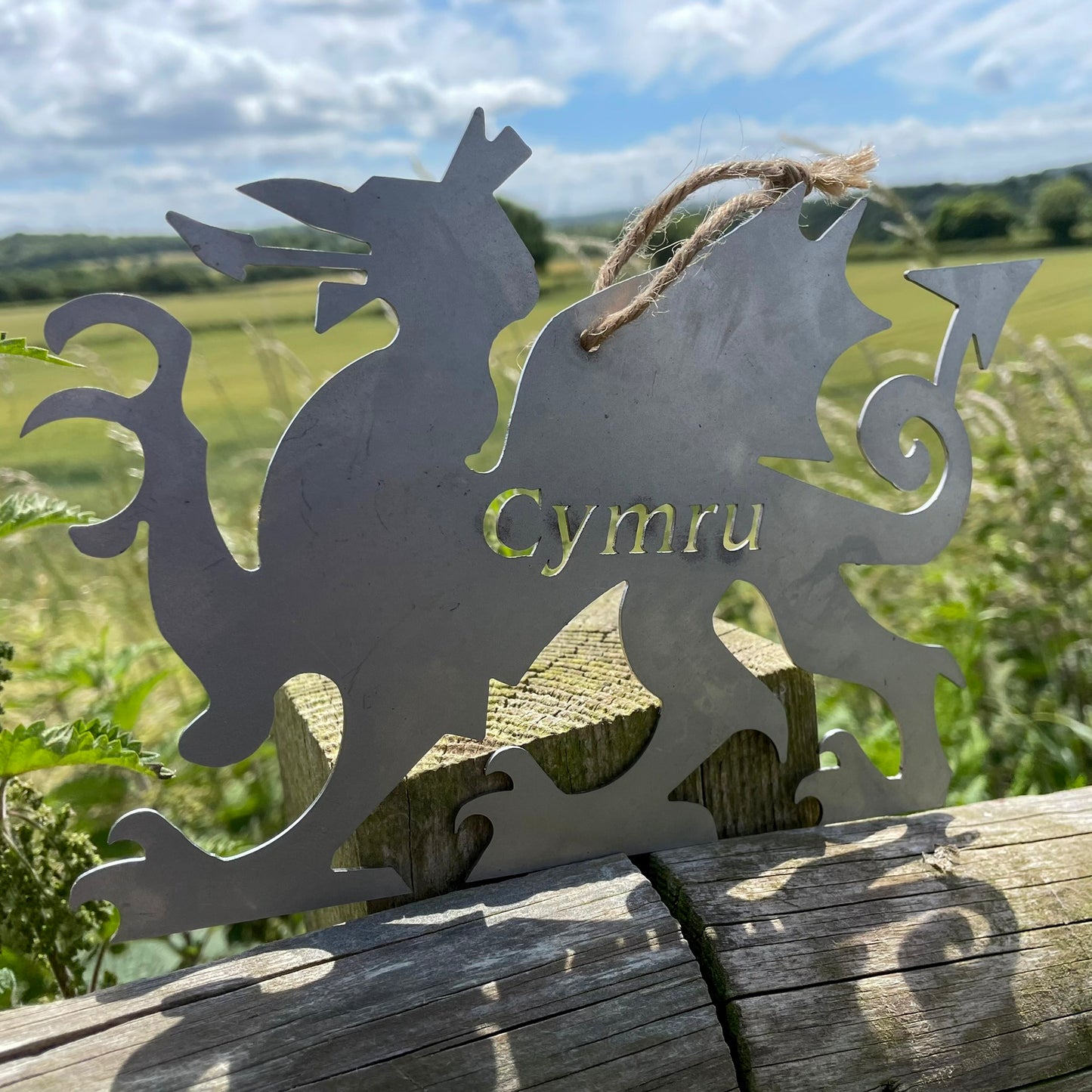 PoppyForge Hanging Welsh Dragon - Cymru, British Made