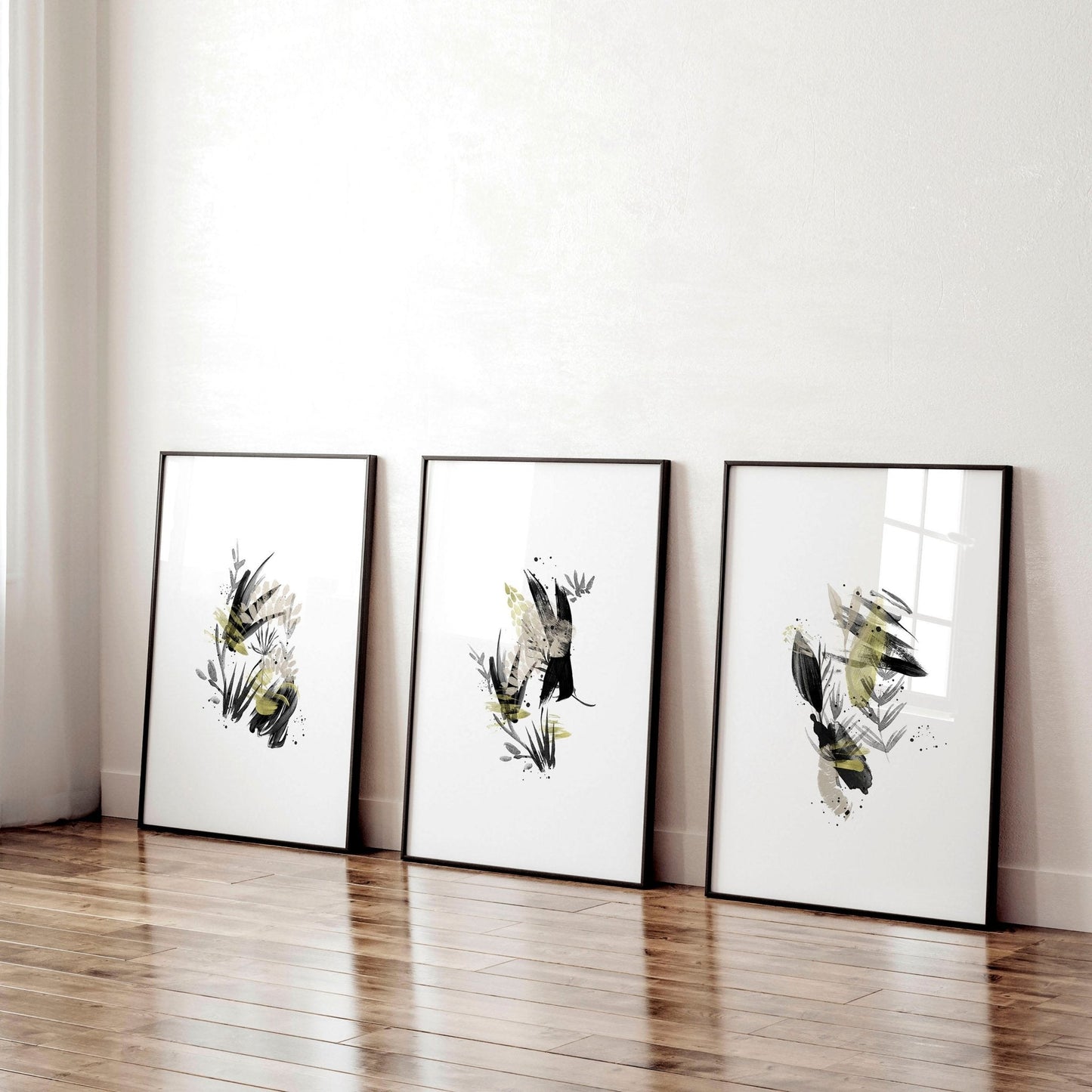 Wabi Sabi wall art | set of 3 framed wall art prints