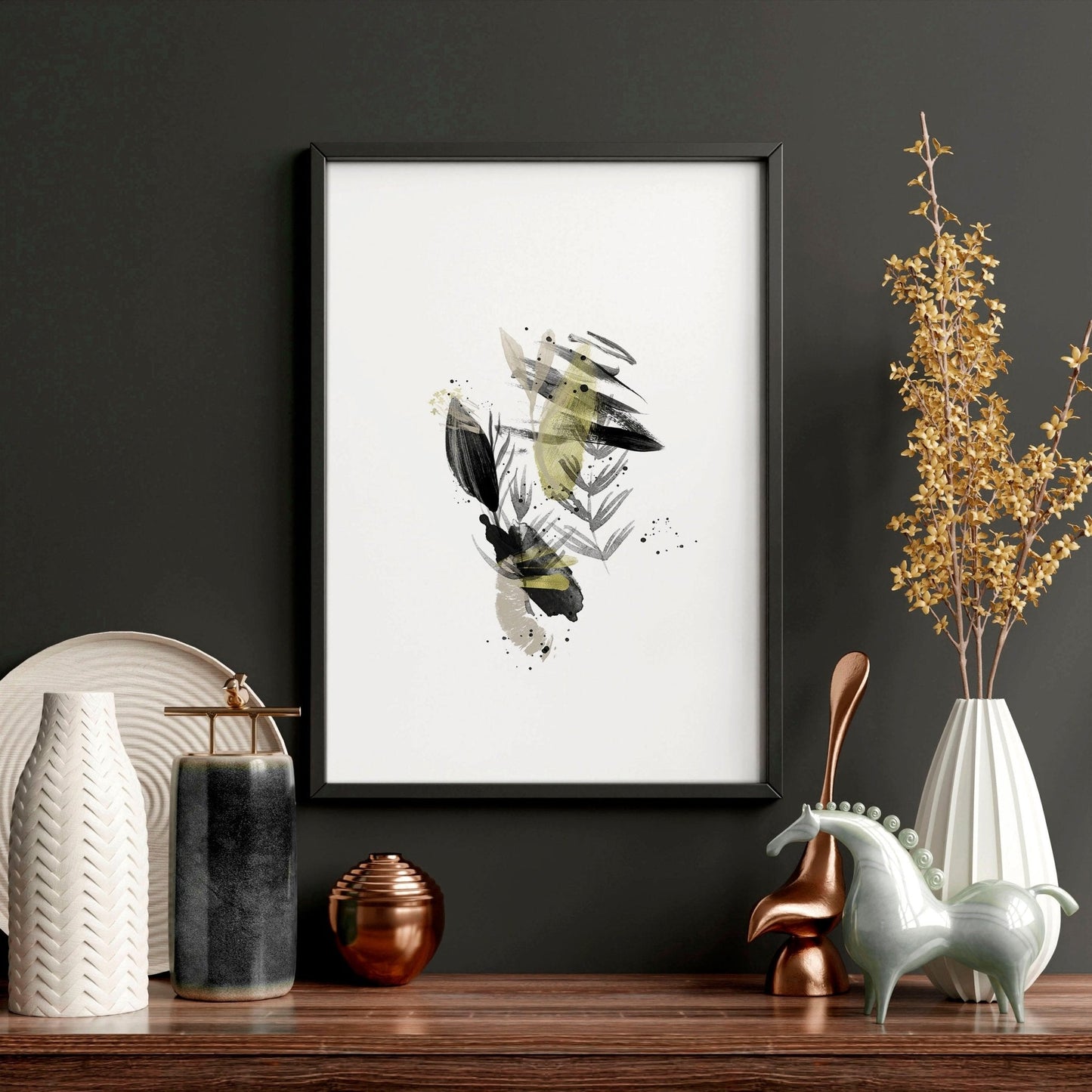 Wabi Sabi wall art | set of 3 framed wall art prints