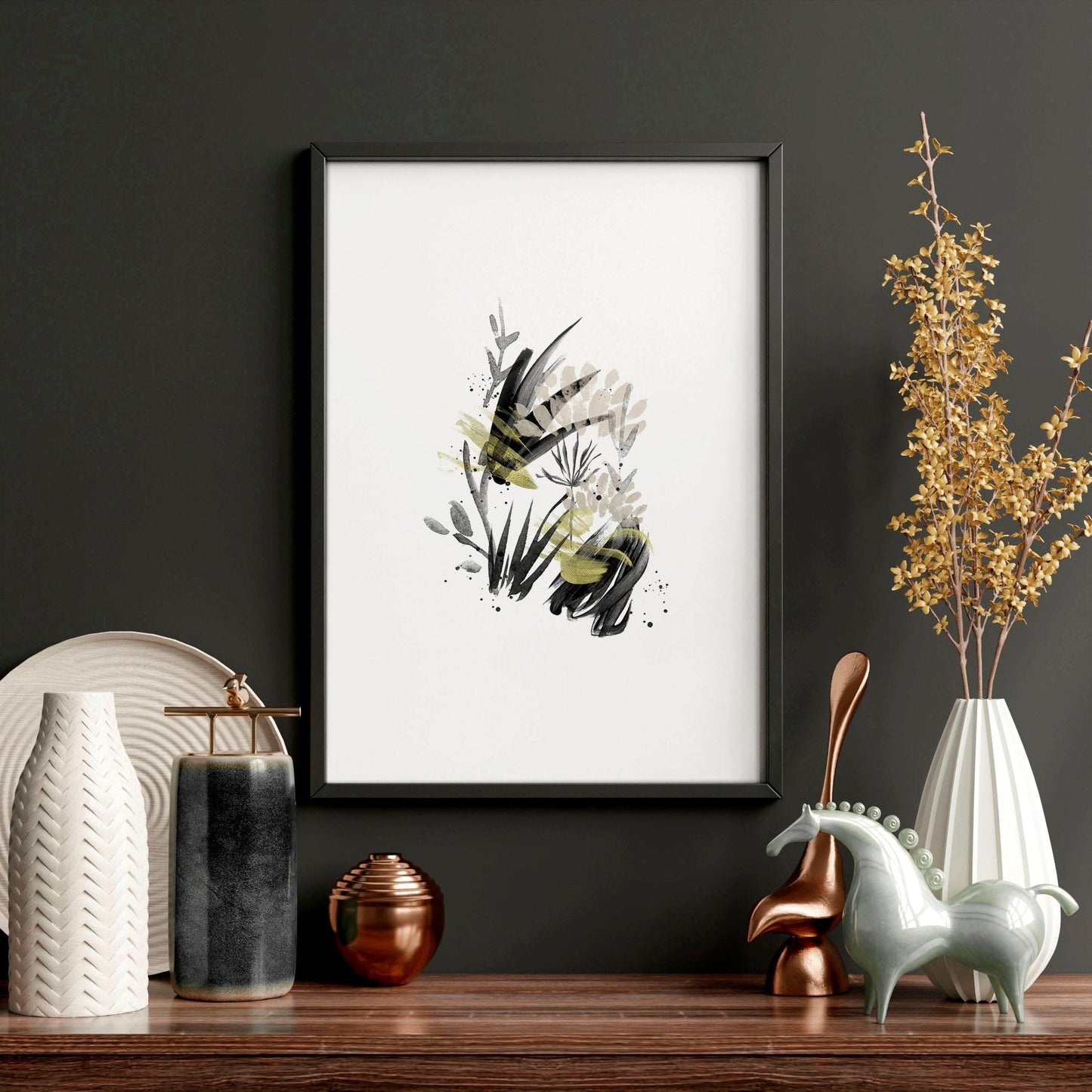 Wabi Sabi wall art | set of 3 framed wall art prints