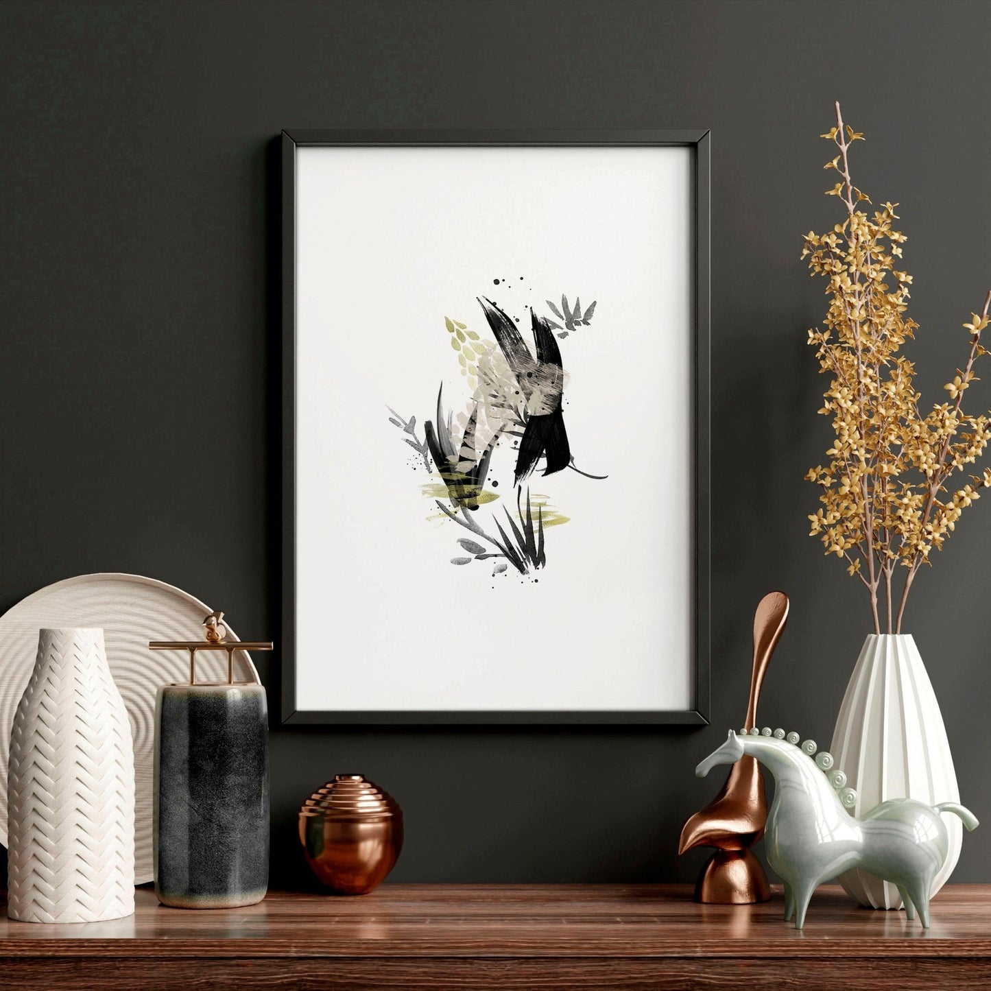 Wabi Sabi wall art | set of 3 framed wall art prints