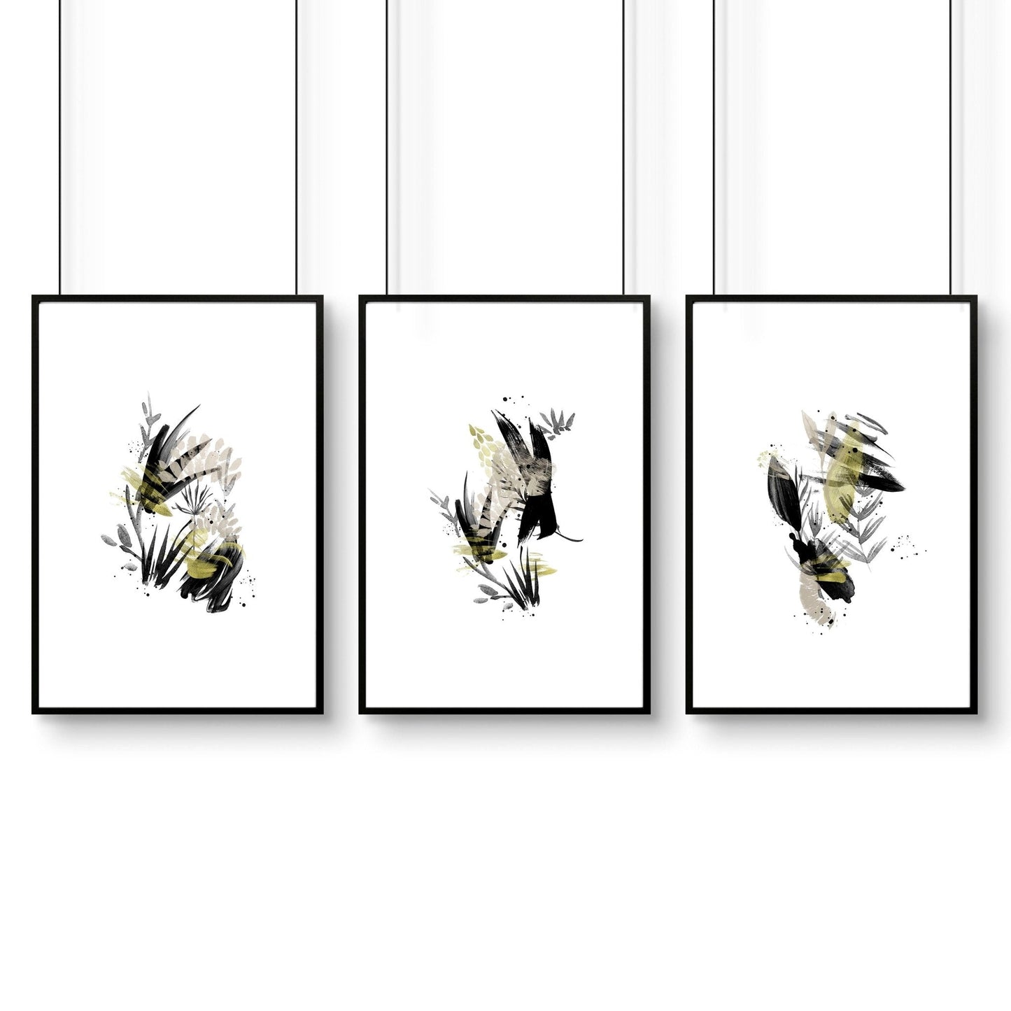 Wabi Sabi wall art | set of 3 framed wall art prints