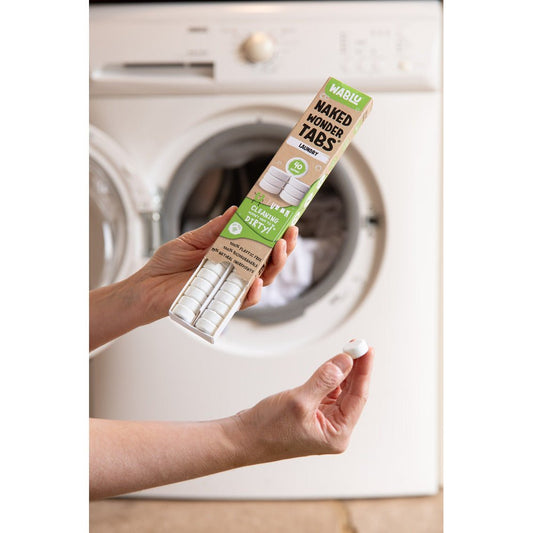 WABLU Naked Wonder Tabs® – Plastic-Free, Biodegradable Laundry Detergent Tabs - 40 pack