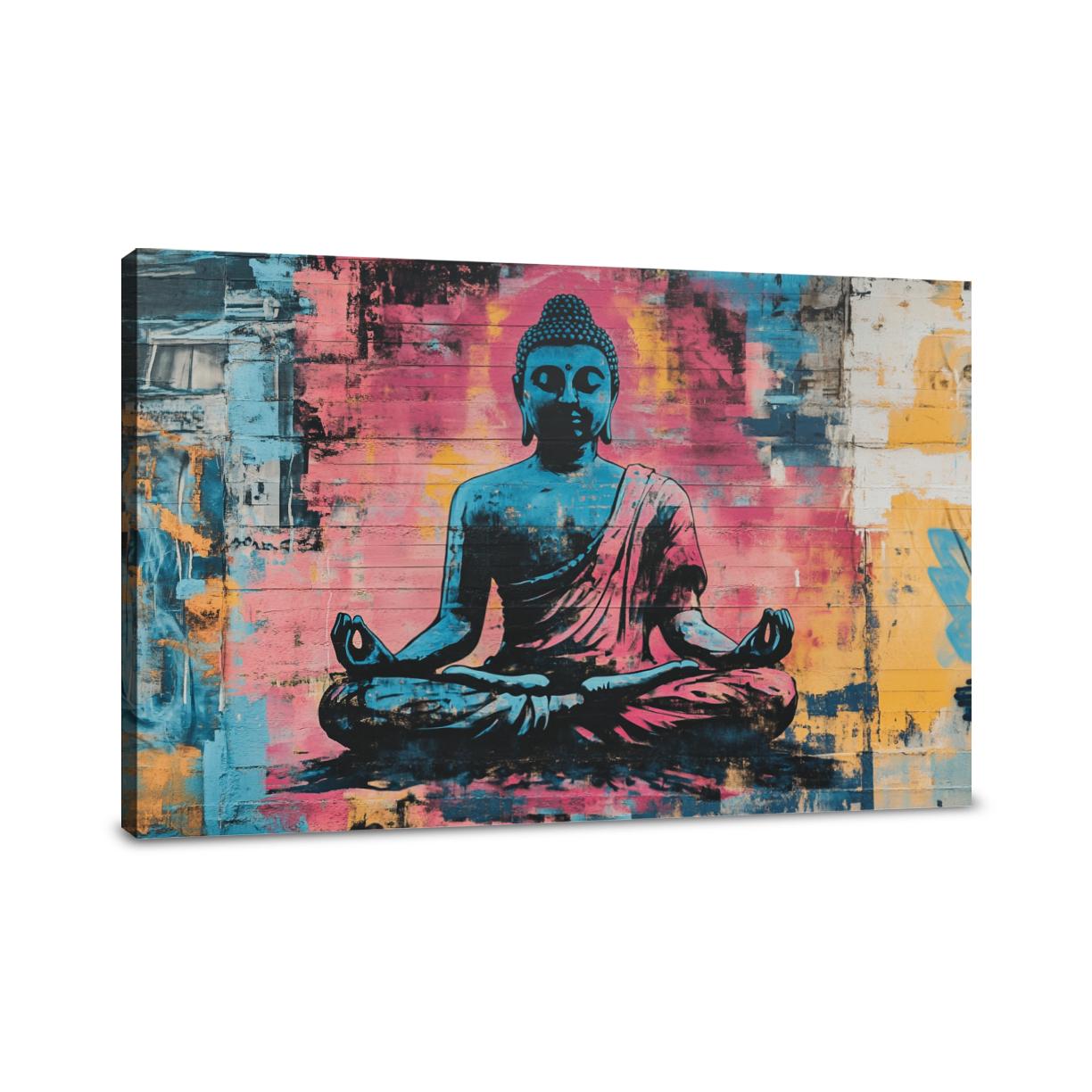 Meditation Graffiti Canvas