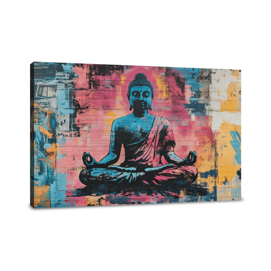 Meditation Graffiti Canvas