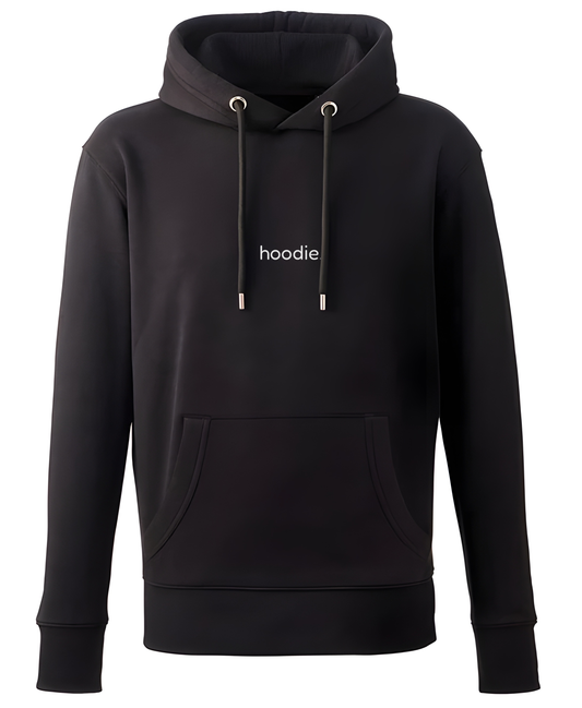 simple. hoodie. black.