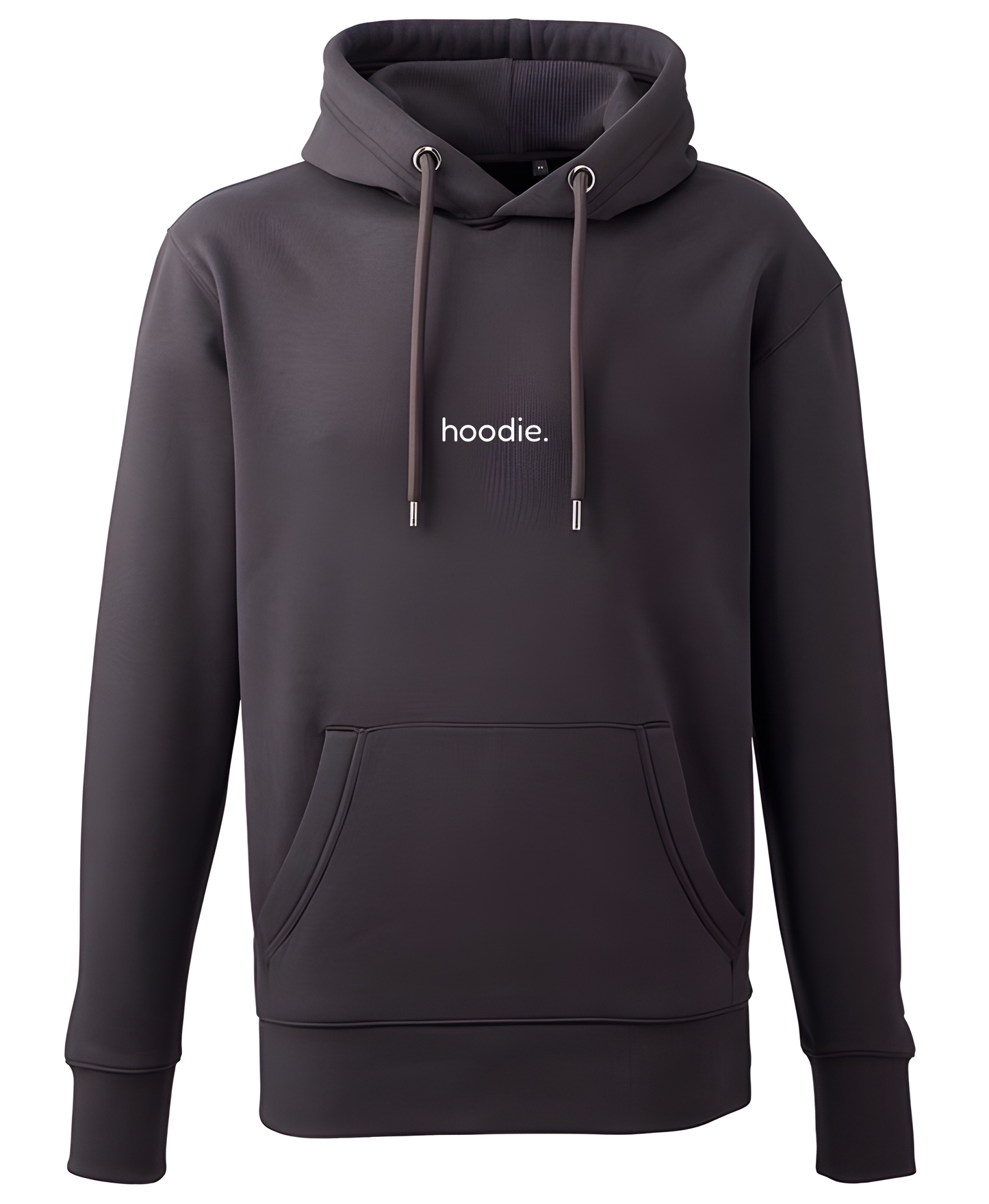 simple. hoodie. charcoal.