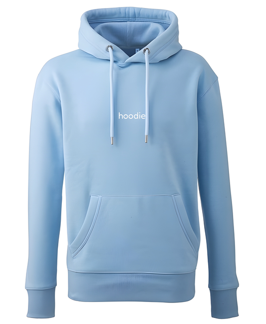 simple. hoodie. light-blue.