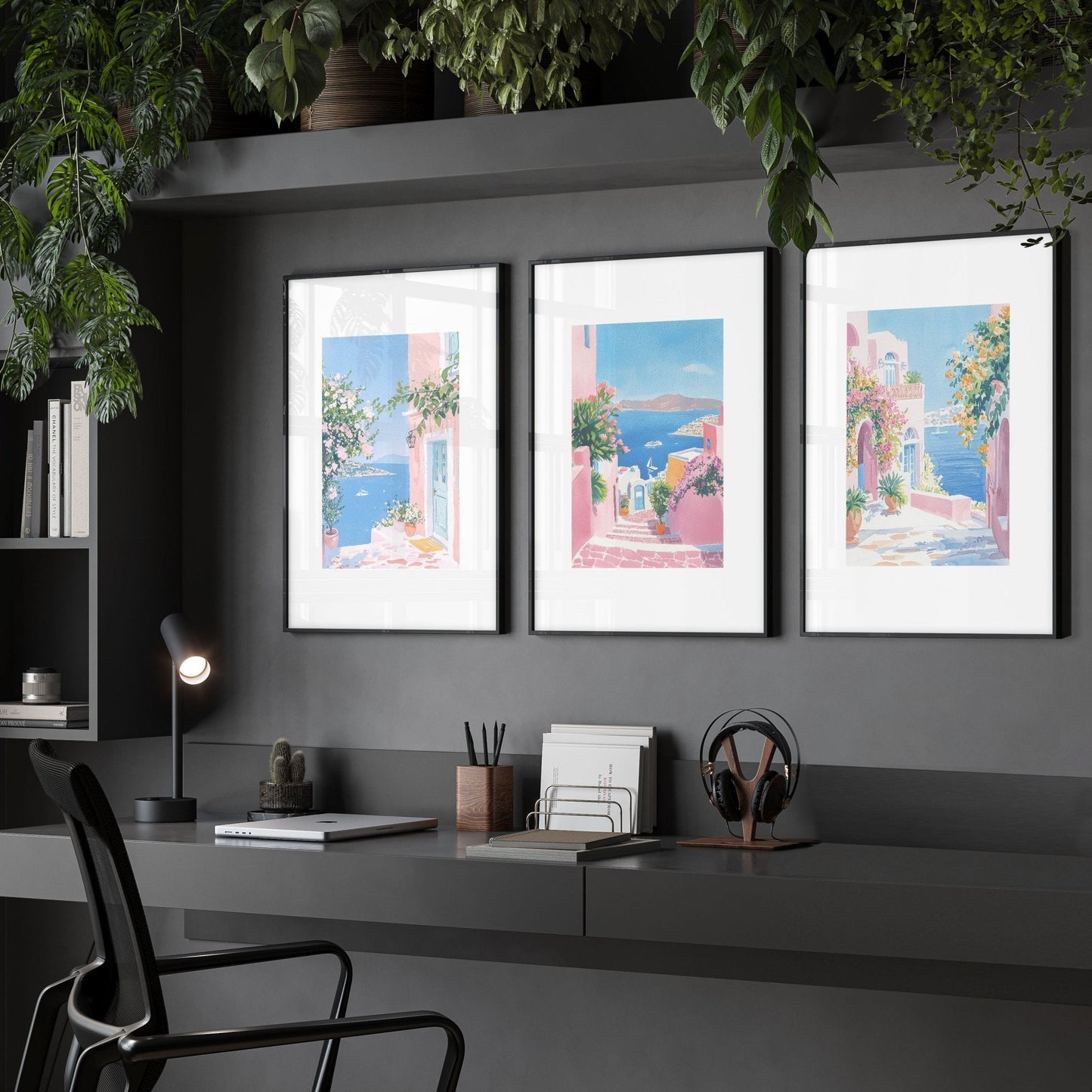 Wall Art Colourful | Set of 3 Beach Decor Wall art Prints