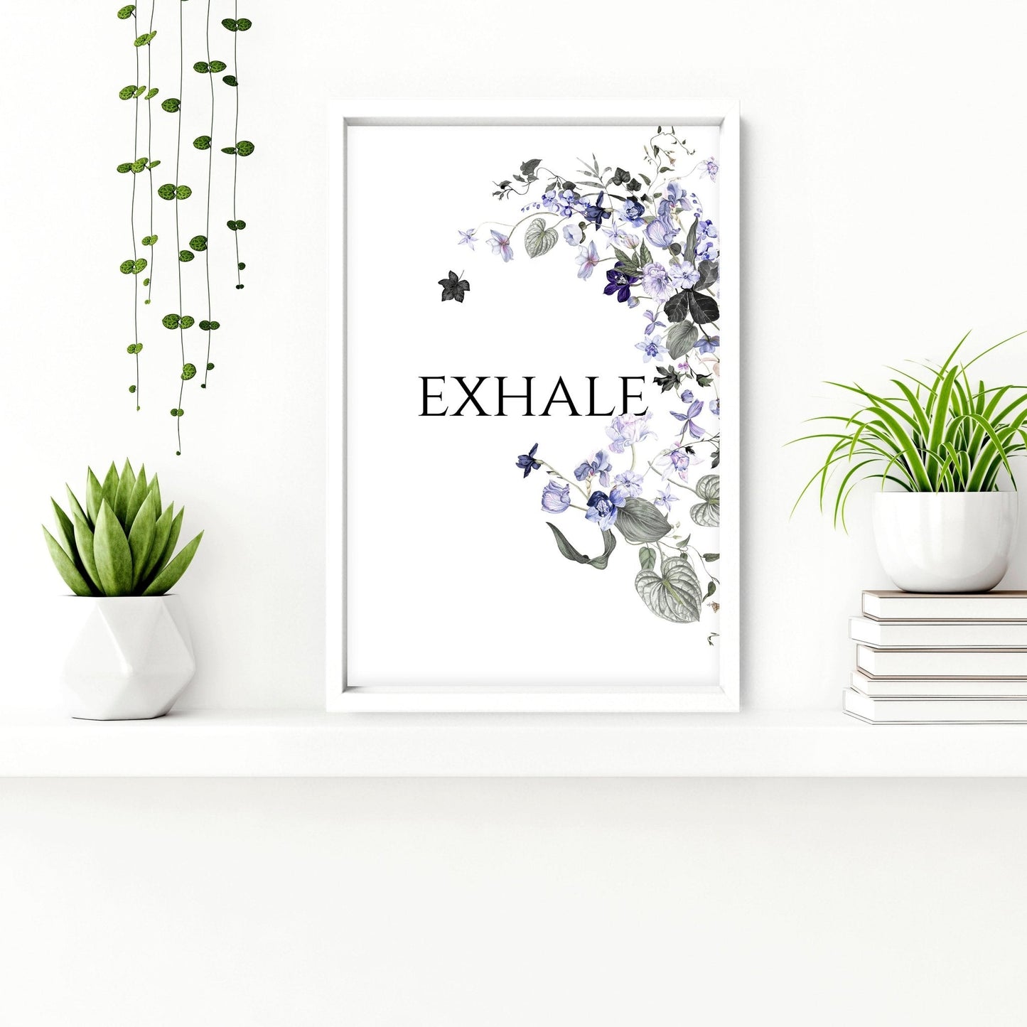 Bathroom wall decoration | set of 2 framed wall art prints