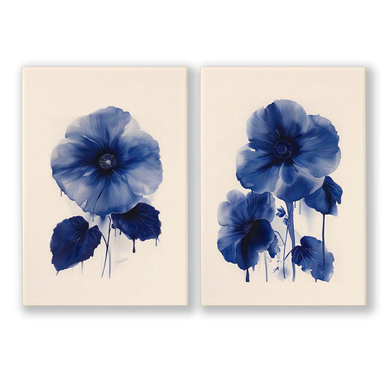 Wall Art For Hallways | Set of 2 Botanical Wall art Prints