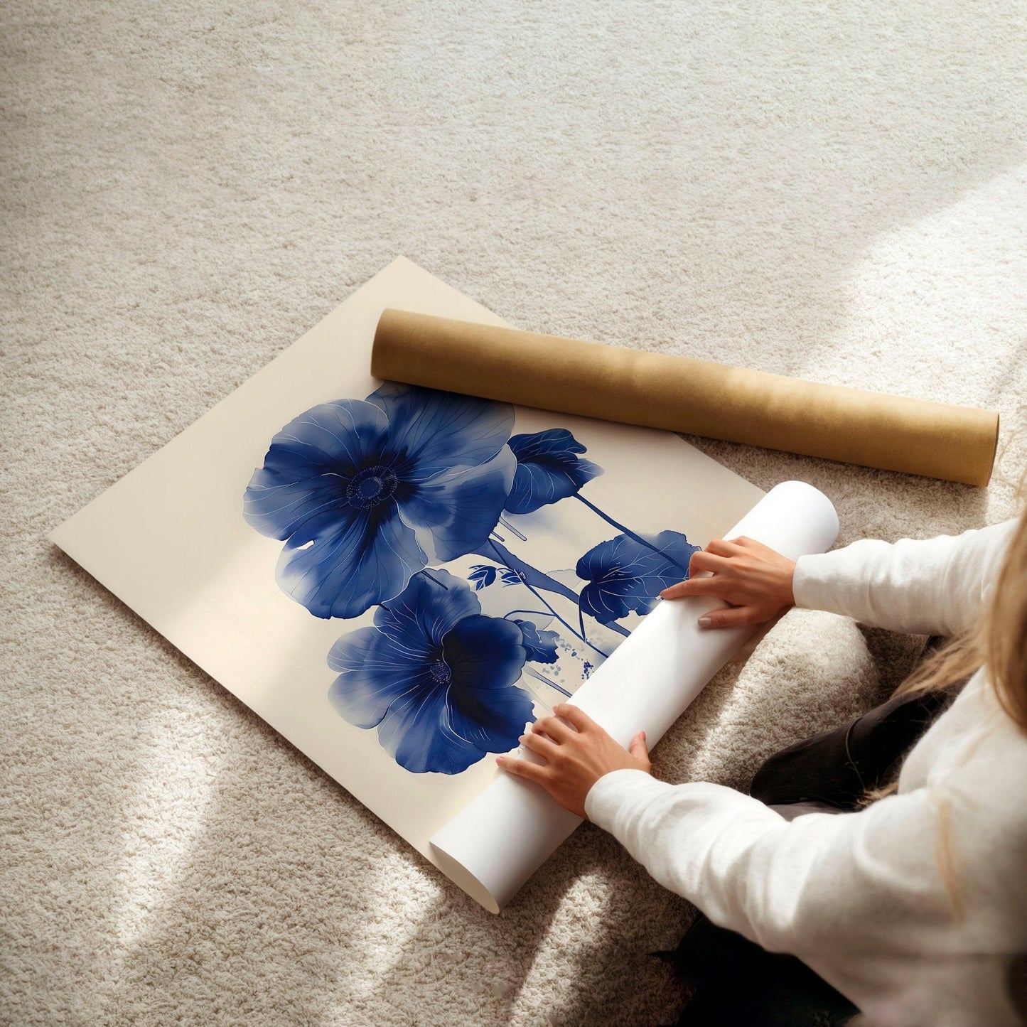 Wall Art For Hallways | Set of 2 Botanical Wall art Prints