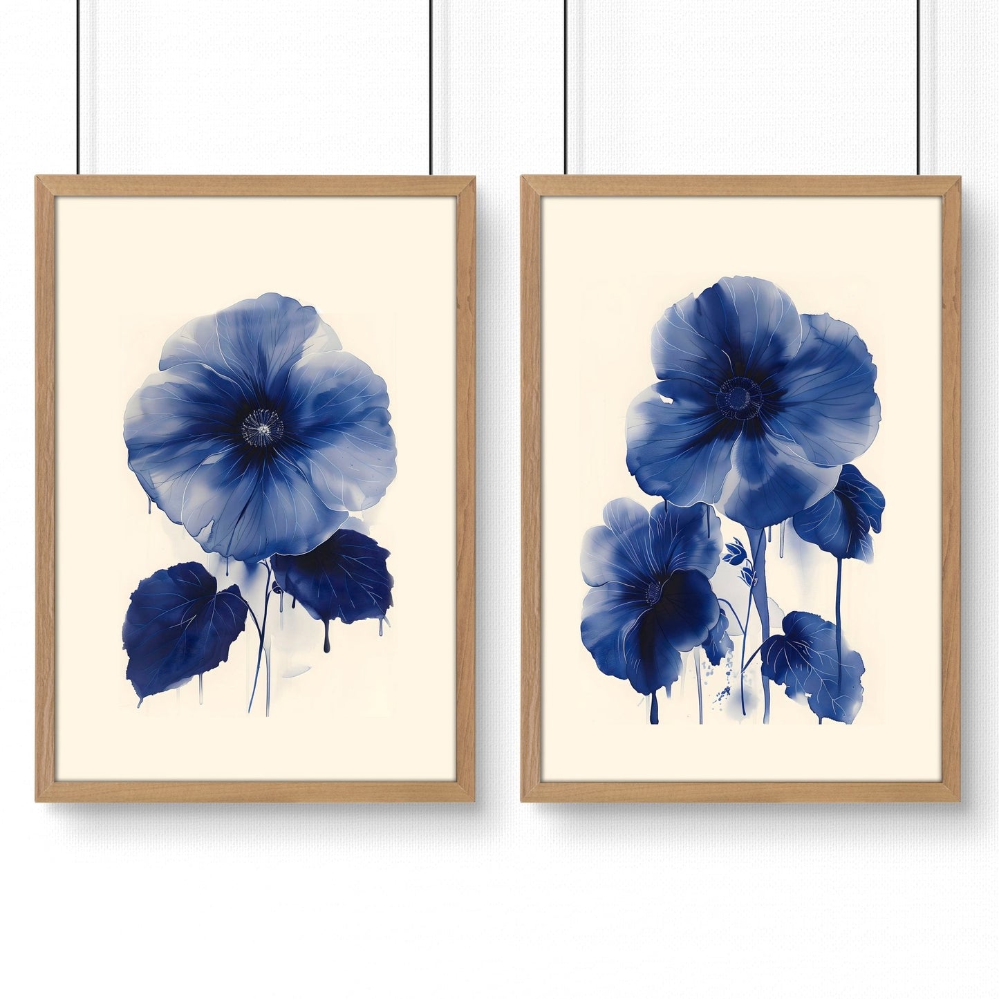 Wall Art For Hallways | Set of 2 Botanical Wall art Prints